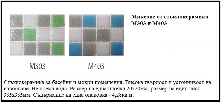 Стъклокерамика М303 Стъклокерамика М403