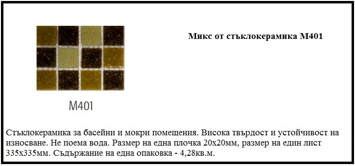Стъклокерамика М401