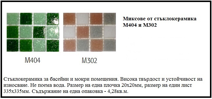 Стъклокерамика М404 Стъклокерамика М302